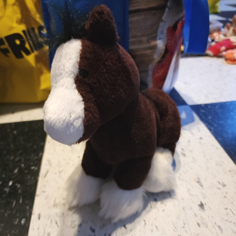 Webkinz Clydesdale Horse NO TAG